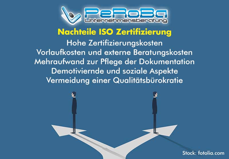 Nachteile ISO Zertifizierung