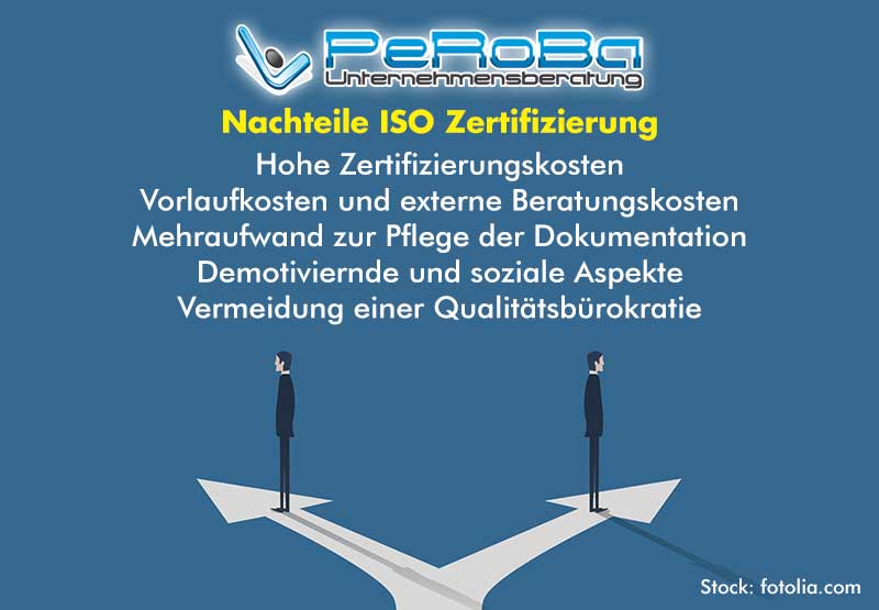 Nachteile ISO Zertifizierung Nachteile ISO Zertifizierung